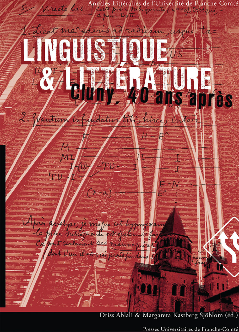 Linguistique et littérature : Cluny, 40 ans après