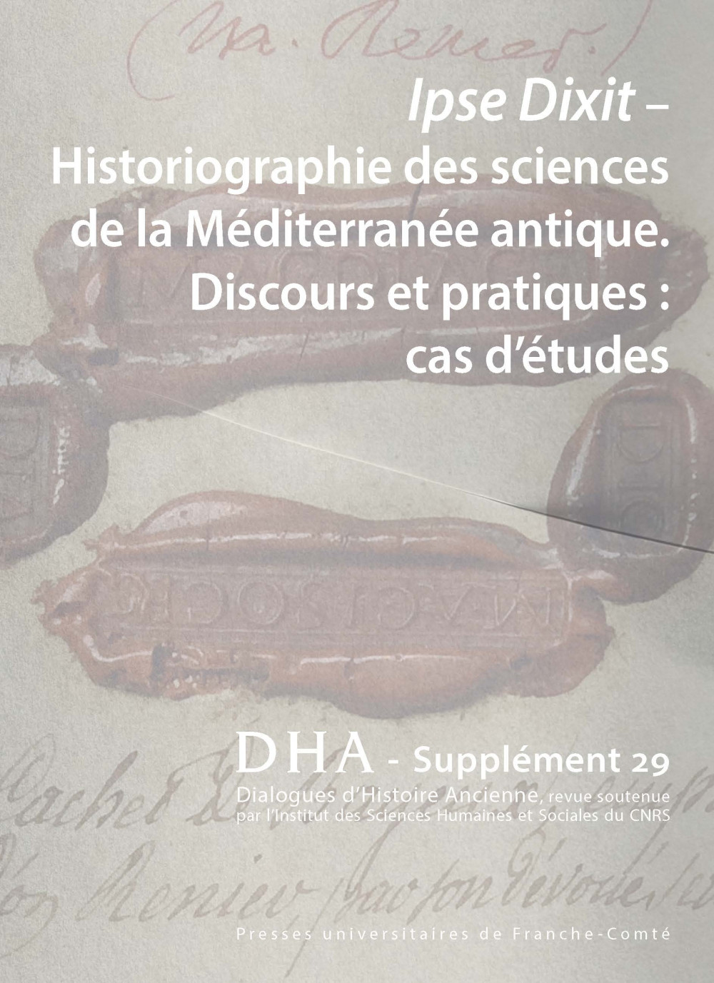 Dialogues d’histoire ancienne supplément 29