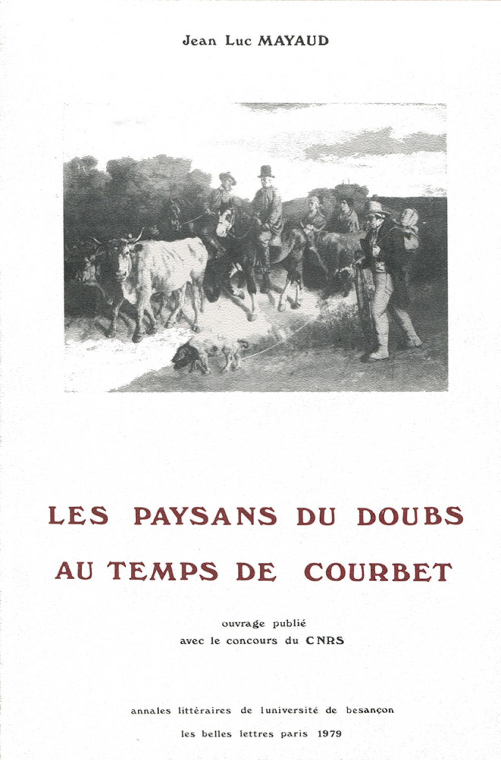 Les paysans du Doubs au temps de Courbet