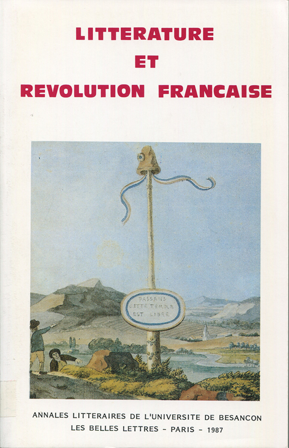 Littérature et Révolution française