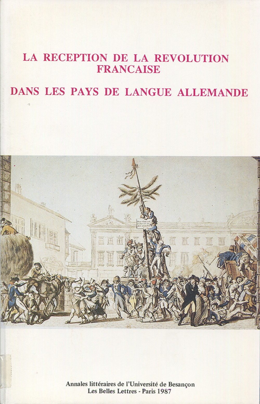 La réception de la Révolution française dans les pays de langue allemande