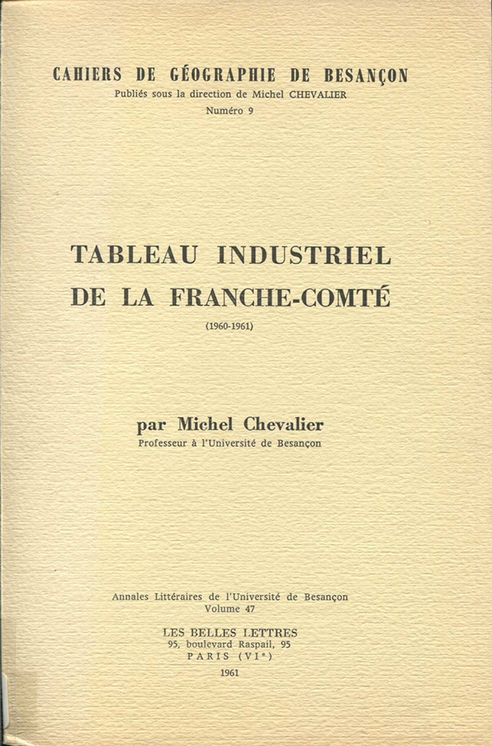 Tableau industriel de la Franche-Comté
