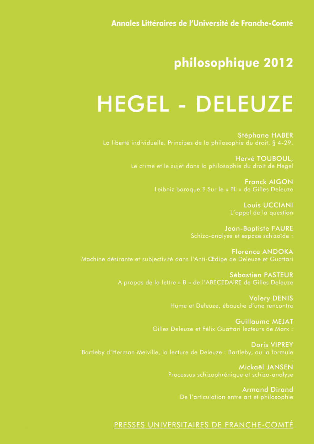 Hegel - Deleuze
