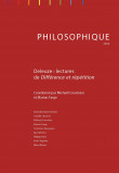 Deleuze : lectures de Différence et répétition 