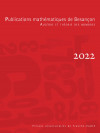 Publications mathématiques de Besançon - Algèbre et théorie des nombres - numéro 2013