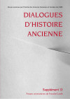 Dialogues d'Histoire Ancienne supplément 9