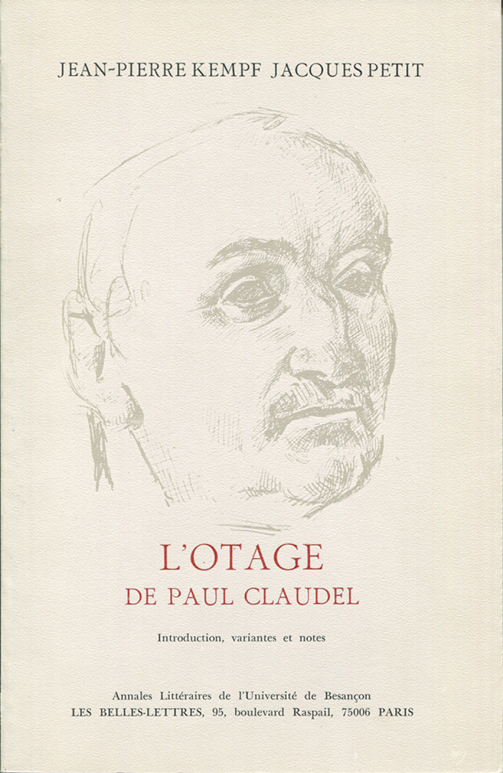 L'Otage de Paul Claudel