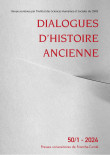 Dialogues d’histoire ancienne 50/1