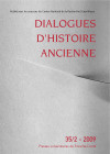 Dialogues d'Histoire Ancienne 34/1