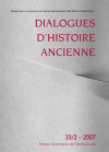 Dialogues d'Histoire Ancienne 22/1