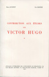 Contribution aux études sur Victor Hugo. Tome III