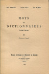 Matériaux pour l'histoire du vocabulaire français II