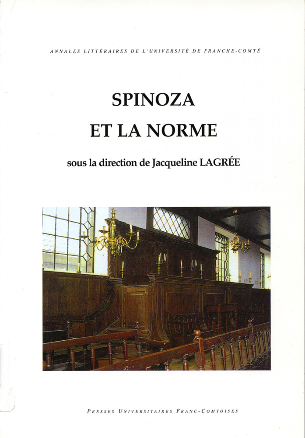 Spinoza et la norme