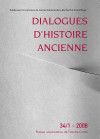 Dialogues d'Histoire Ancienne supplément 1