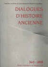 Dialogues d'Histoire Ancienne 36/1
