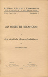 Catalogue des collections archéologiques de Besançon VI