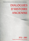 Dialogues d'Histoire Ancienne 25/1