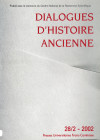 Dialogues d'Histoire Ancienne 21/1