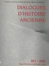 Dialogues d'Histoire Ancienne 20/1