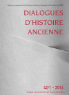 Dialogues d'Histoire Ancienne 39/2