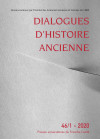 Dialogues d'Histoire Ancienne supplément 8